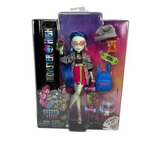 Monster High Ghoulia Yelps Doll Pet Owl Zombie Goth Punk Emo Horror Alternative